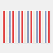 Americana thema, rood, wit en blauw inpakpapier vel (Voorkant 2)