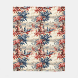 Americana Tuin Toile Fleece Deken