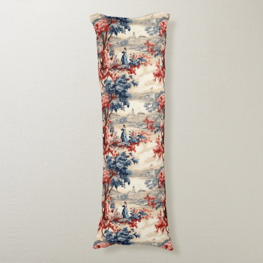 Americana Tuin Toile Lichaamskussen (Voorkant Verticaal)