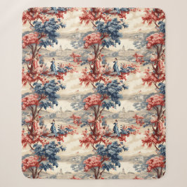 Americana Tuin Toile Sherpa Deken