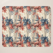 Americana Tuin Toile Sherpa Deken (Voorkant (horizontaal))