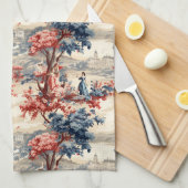 Americana Tuin Toile Theedoek (Quarter Fold)