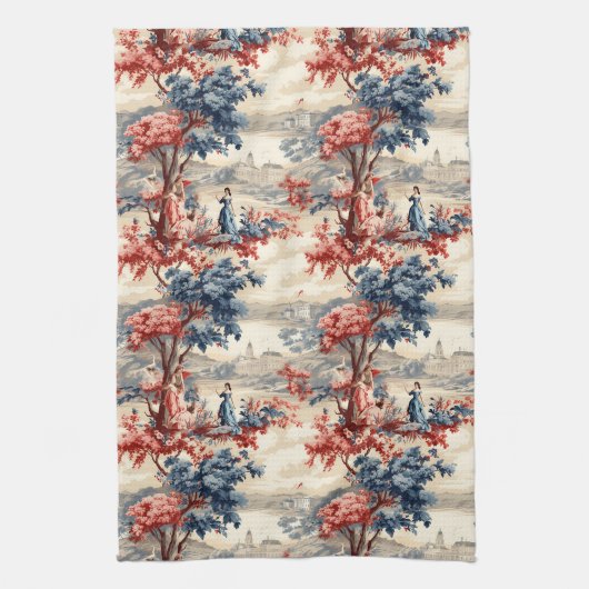 Americana Tuin Toile Theedoek (Verticaal)