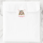 Americana verjaardagsfeest bedank sticker (Tas)