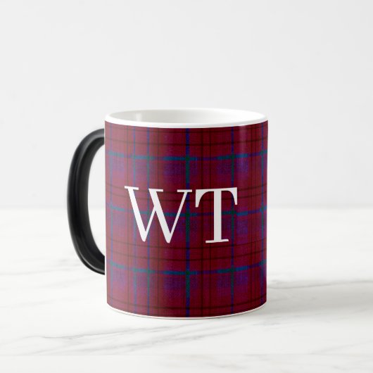 Americana Verweerd Plaid Magische Mok (Voorkant links)
