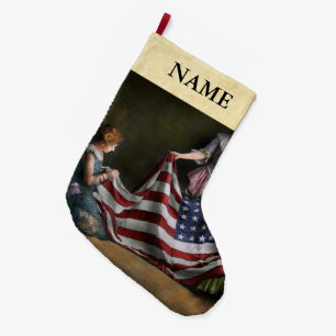 Americana - Vlag - Geboorte van de Amerikaanse vla Grote Kerstsok