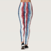 Americana Watercolor Stars & Stripe Leggings (Achterkant)