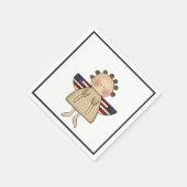 Americana White Paper Napkins Servetten (Hoek)