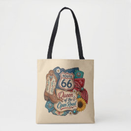 Americana Wilde Bloem Wegkant Boodschappentas Tote Bag