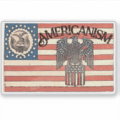 AMERICANISME STICKER (Voorkant)