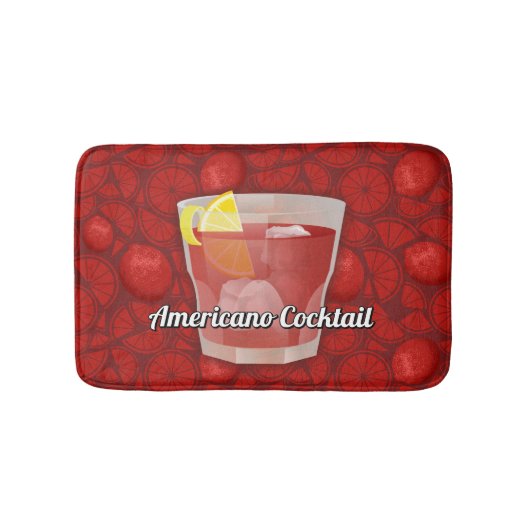 Americano cocktail badmat (Voorkant)