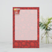 Americano-cocktail Briefpapier (Staand voorkant)