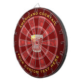 Americano Cocktail Dartbord (Voorkant Rechts)