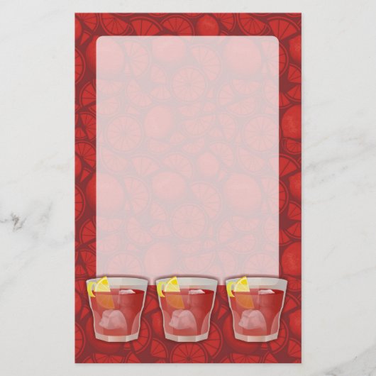 Americano cocktail flyer (Voorkant)