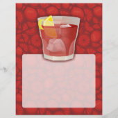 Americano cocktail flyer (Achterkant)