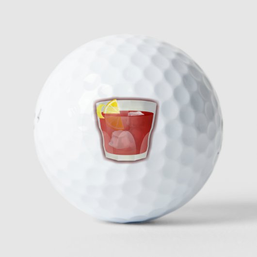 Americano cocktail golfballen (Voorkant)