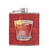 Americano Cocktail Heupfles (Voorkant)