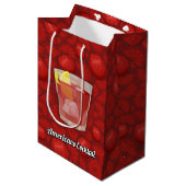 Americano cocktail medium cadeauzakje (Voorkant Gekanteld)