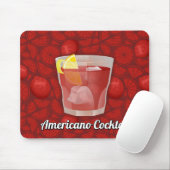 Americano cocktail muismat (Met muis)