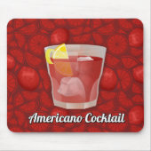 Americano cocktail muismat (Voorkant)