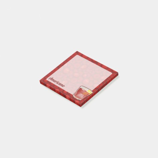 Americano Cocktail Post-it® Notes (Schuin)