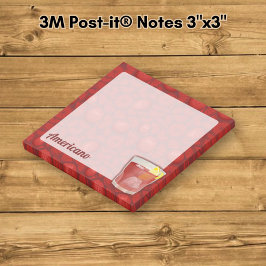Americano Cocktail Post-it® Notes