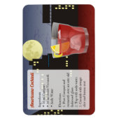 Americano Cocktail Recept Magneet (Verticaal)