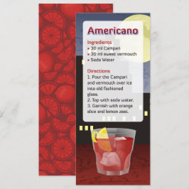 Americano Cocktail Recept Uitnodiging