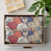 Americano Koffie No 2 efemera collage patroon Tissuepapier (Geschenk)