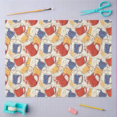 Americano Koffie No 4 ephemera collage patroon Tissuepapier (Craft)