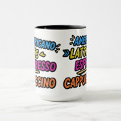 Americano Latte Espresso Cappuccino Grappige Koffi Mok (Midden)
