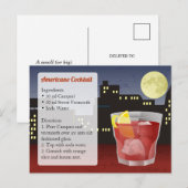 Americano Receptkaart Briefkaart (Voorkant / Achterkant)