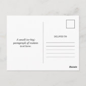 Americano Receptkaart Briefkaart (Achterkant)