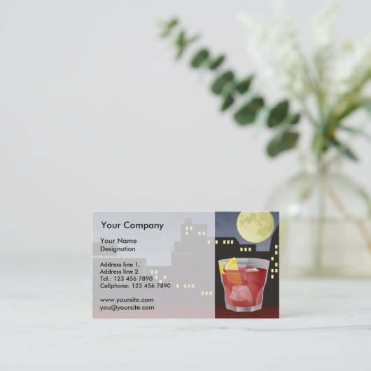 Americano Visitekaartje (Staand voorkant)