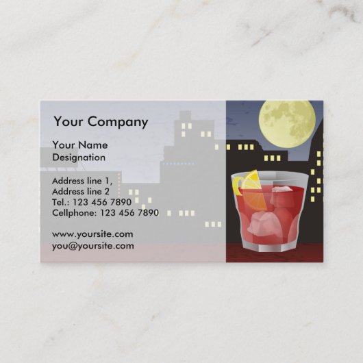 Americano Visitekaartje (Voorkant)