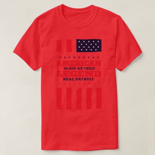 AmericanReal Patriot T-shirt (Design voorkant)
