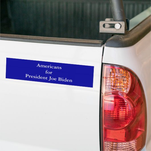 AmericansforPresident Joe Biden Bumpersticker (Op Truck)