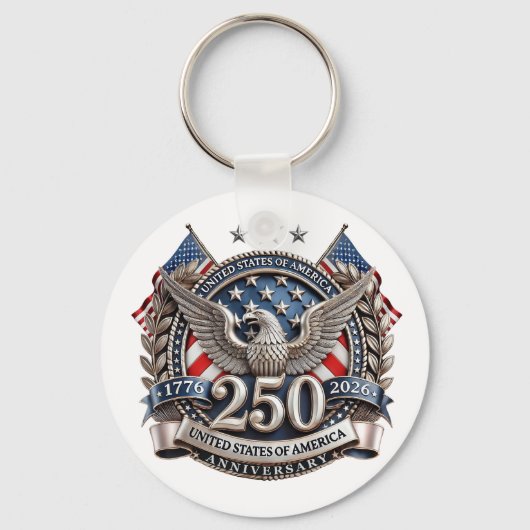 America's 250 Anniversary  Sleutelhanger (Voorkant)