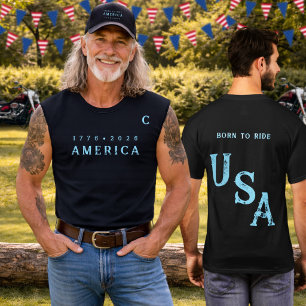 America's 250e verjaardag Born To Ride Team Groep  T-shirt