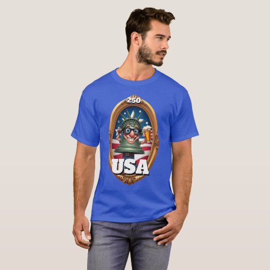 America's 250th Anniversary 4th of July 2026 T-shirt (Voorkant volledig)