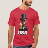 America's 250th Anniversary Celebration George  T-shirt (Voorkant)