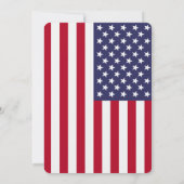 America's 250th Anniversary Party Kaart (Achterkant)