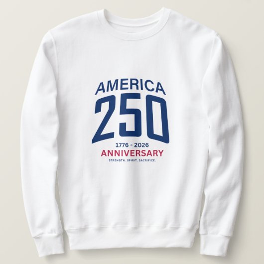 America's 250th Anniversary Trui (Design voorkant)