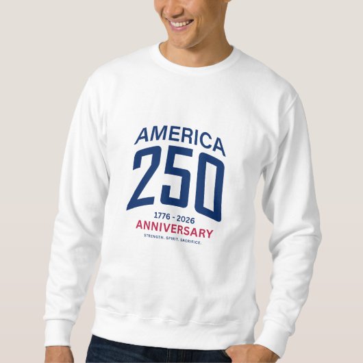 America's 250th Anniversary Trui (Voorkant)