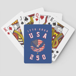 America's 250th Anniversary USA 250 1776 2026 Pokerkaarten