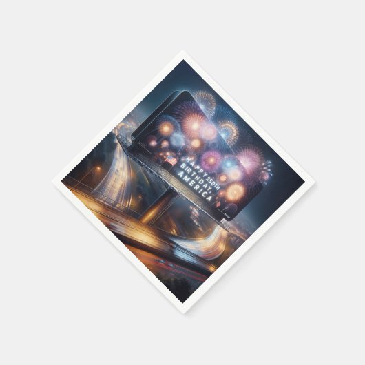 America's 250th Birthday Billboard Servet (Hoek)