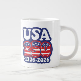 America's 250th Birthday - Groovy USA 250 Grote Koffiekop