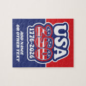 America's 250th Birthday - Groovy USA 250 Legpuzzel (Horizontaal)