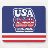 America's 250th Birthday - Groovy USA 250 Muismat (Voorkant)