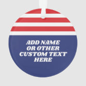 America's 250th Birthday - Groovy USA 250 Ornament (achterkant)